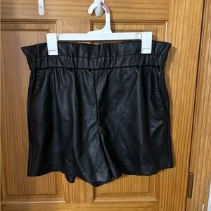 Express Leather Shorts